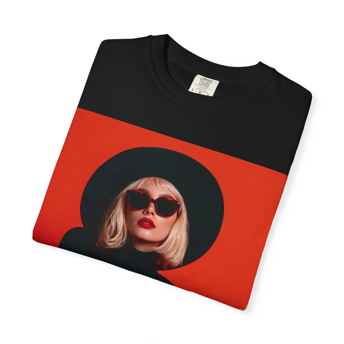 Graphic T-Shirt — Retro Chic Witch with Pumpkin Halloween Tee