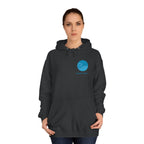 Smiling Portrait Hoodie — Vibrant Painted Woman Graphic Pullover