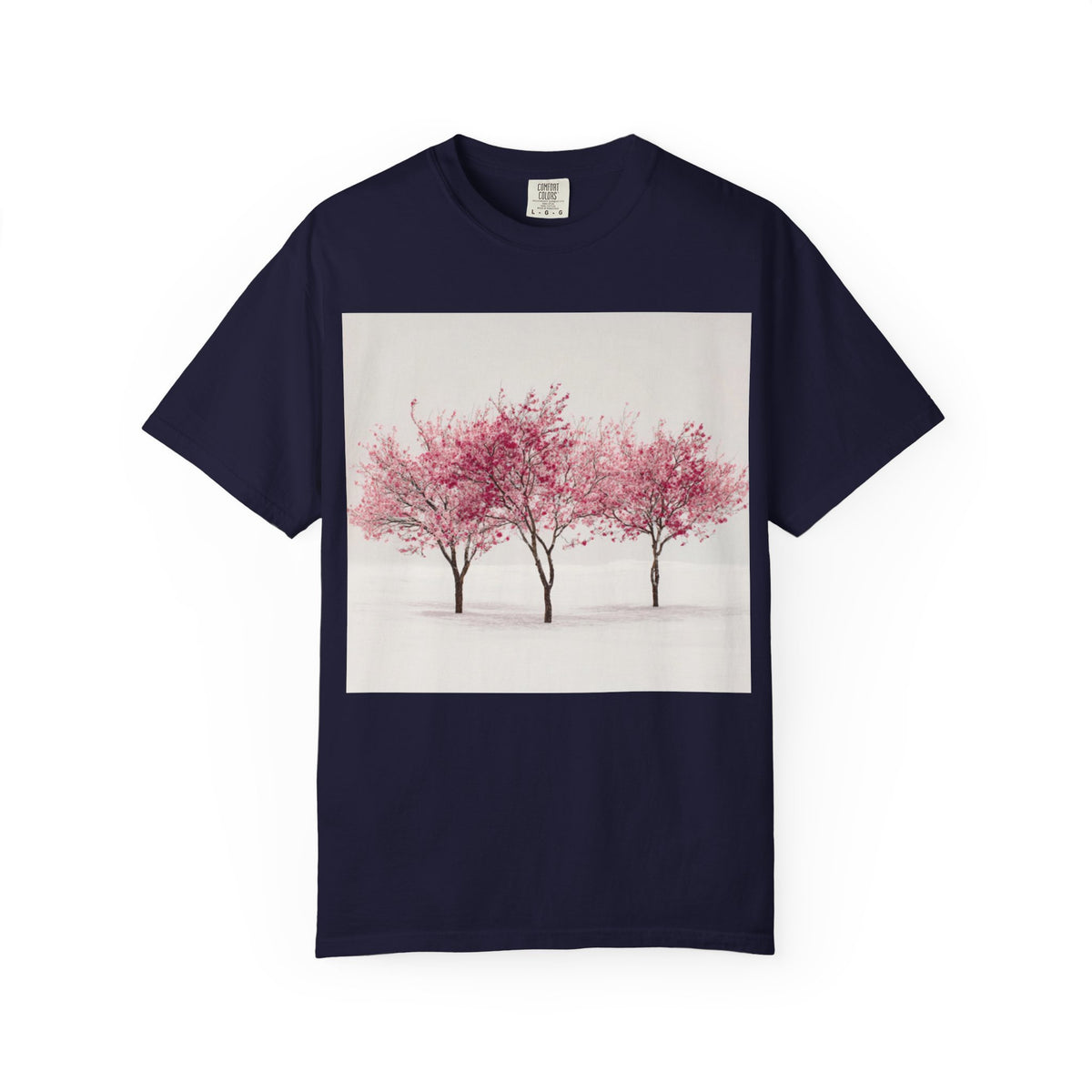 Cherry Blossom Tee — Pink Sakura Trees Graphic T-Shirt