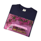 Pink Flower Truck T‑Shirt — Floral Market Van Graphic Tee