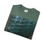 Abstract Profile Art T-Shirt — Textured Silhouette Graphic Tee