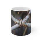 Nature-Inspired 11oz Coffee Mug, Botanical Mug, Earthy Drinkware, Gift for Nature Lovers, Rustic Kitchen Decor, Eco-Friendly Mug