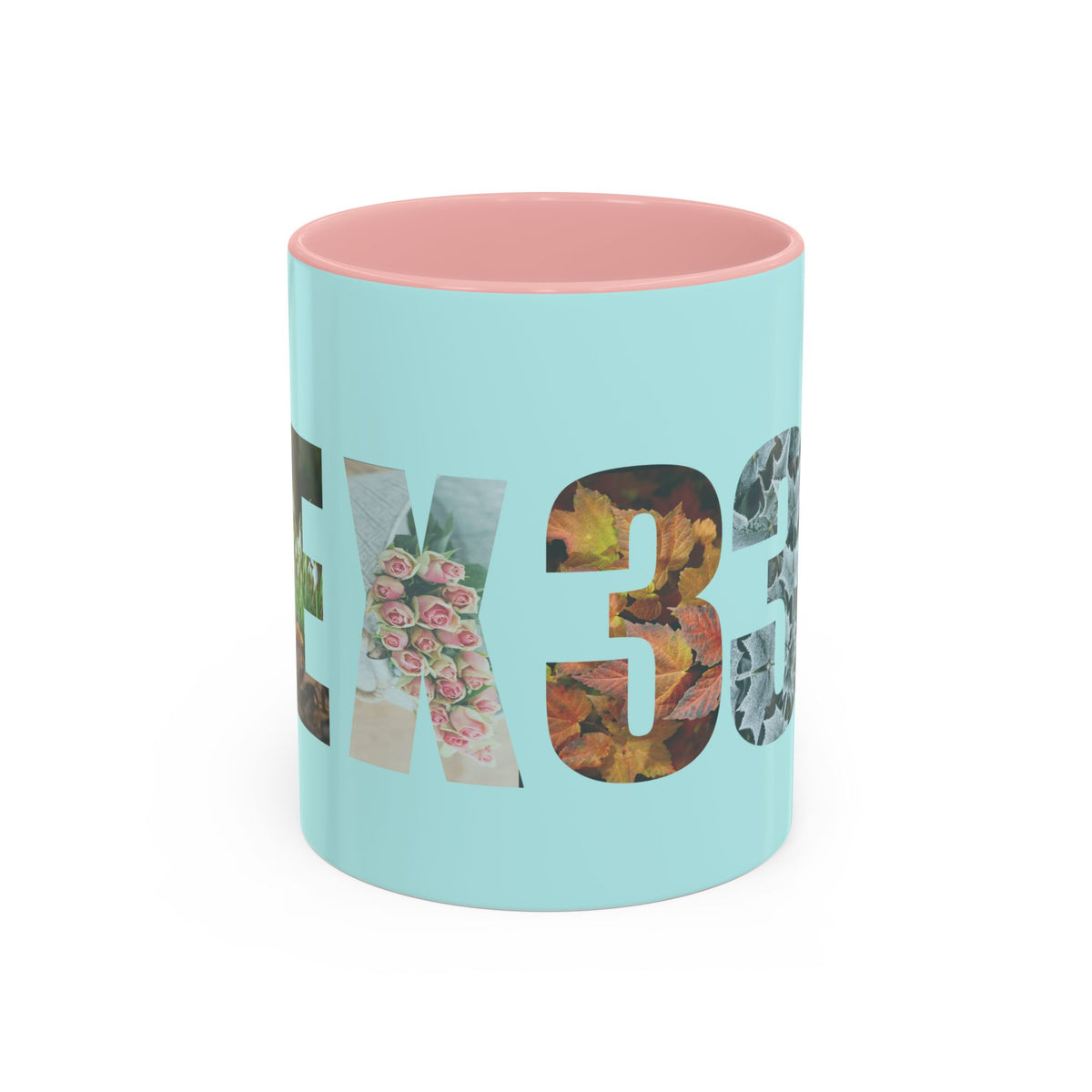 Tumbler Mug — Floral Number 33 Accent Coffee Mug (11/15oz)