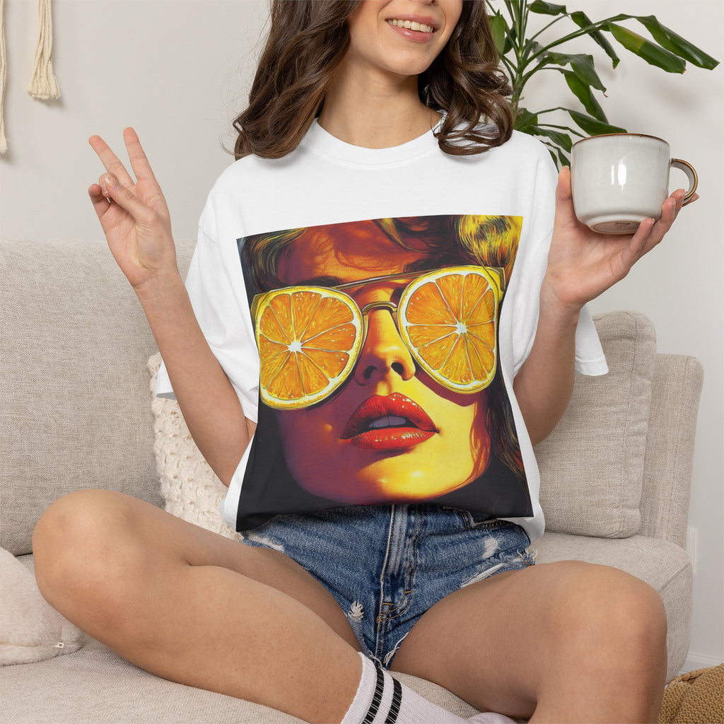 Sunny Vibes Crop Top | Cute Summer Graphic Tee | Trendy Casual Beach Wear | Women's Aesthetic Gift for Her