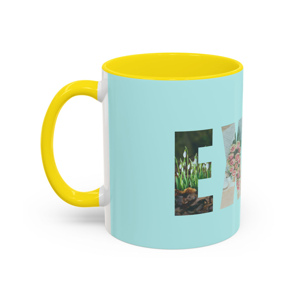 Tumbler Mug — Floral Number 33 Accent Coffee Mug (11/15oz)