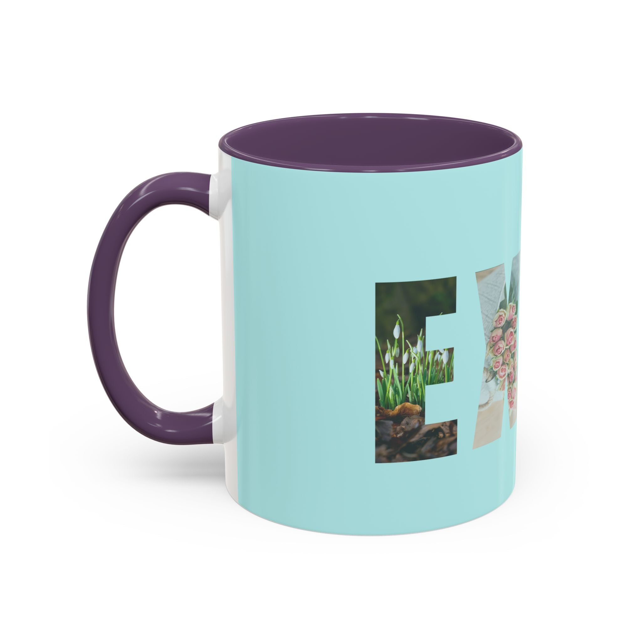 Tumbler Mug — Floral Number 33 Accent Coffee Mug (11/15oz)
