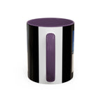 Beach Umbrellas Photo Coffee Mug — Scenic Oceanfront 11/15oz Accent Mug