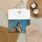 Surfer Art T-Shirt — Sunset Surfboard Painting Tee