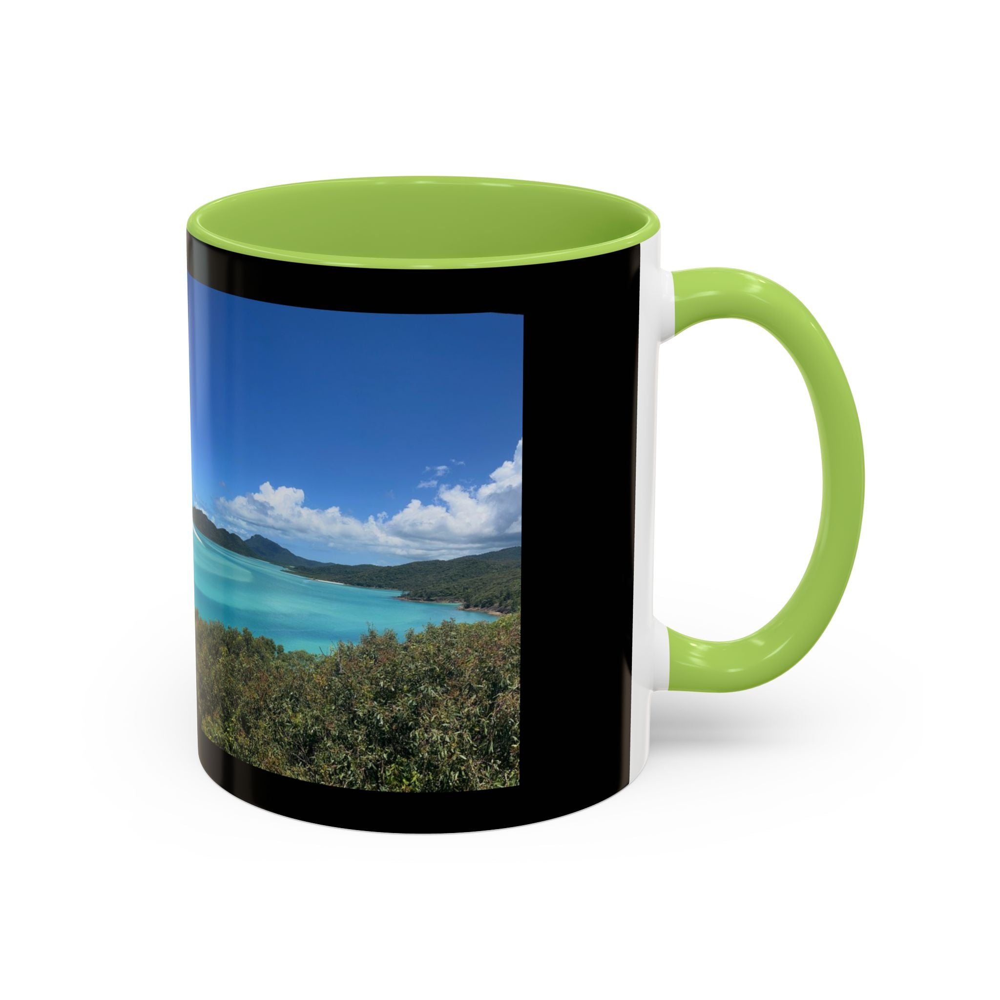 Copy of Copy of Copy of Copy of Copy of Copy of Blue Wave Accent Coffee Mug — Ocean Brushstroke Art (11/15oz)