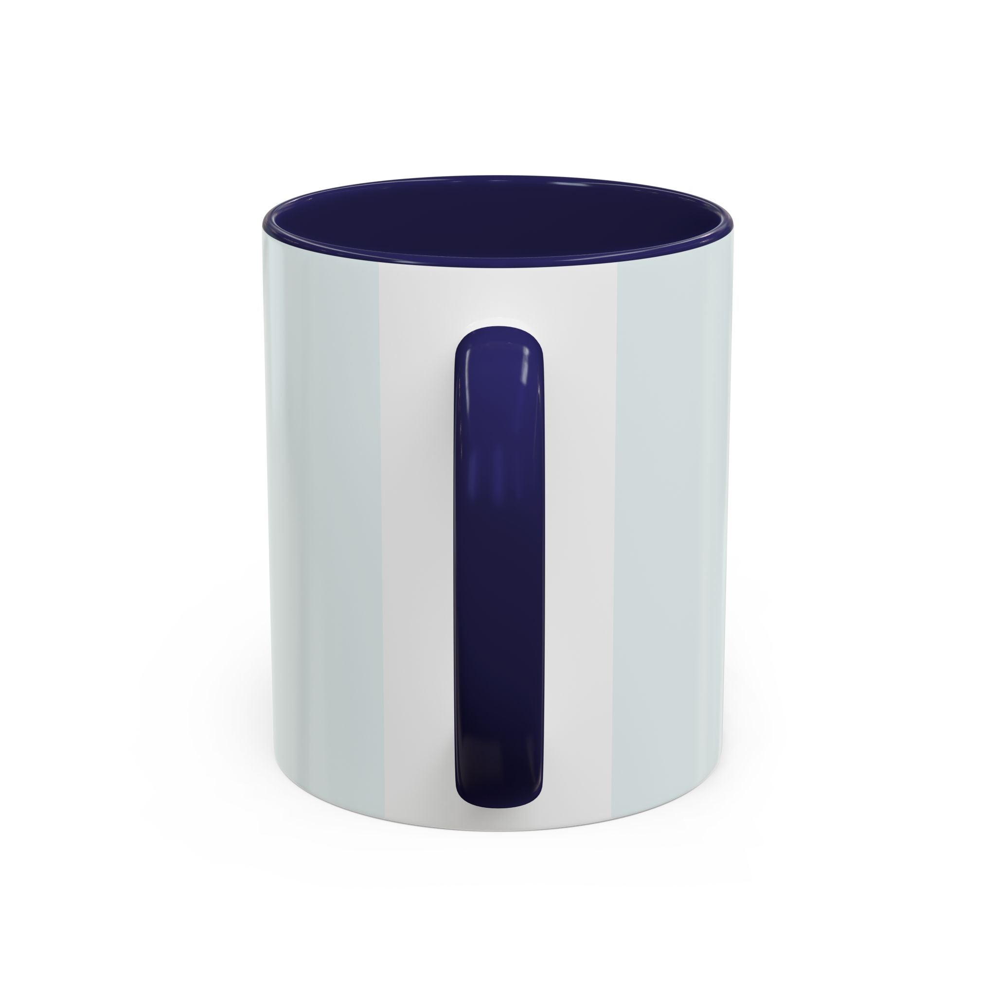 Blue Wave Accent Coffee Mug — Ocean Brushstroke Art (11/15oz)