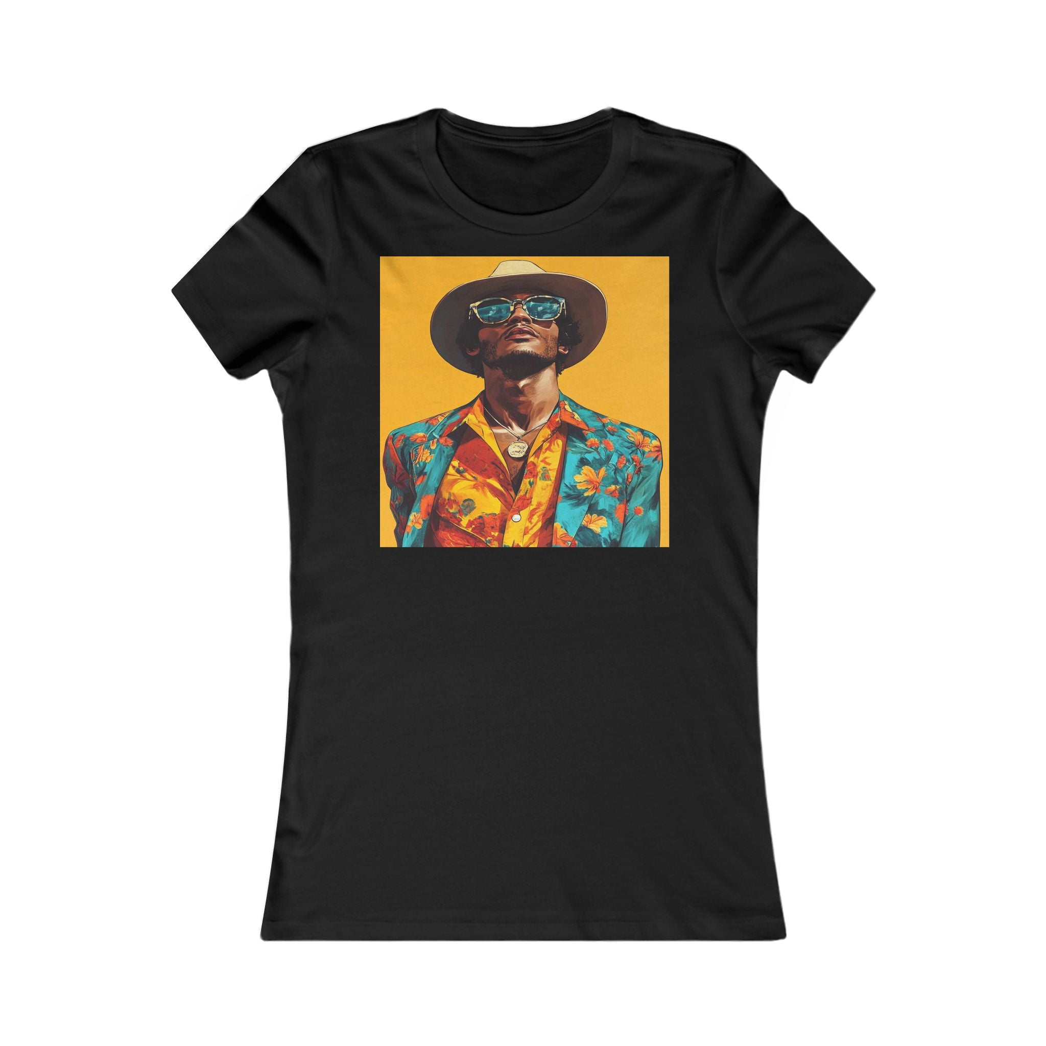 Floral Graphic Tee, Vibrant Women's Summer Shirt, Casual Chic, Beach Day Essential, Trendy Fashion, Vacation Wear