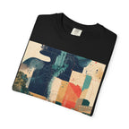Abstract Cityscape T-Shirt — Vintage Collage Graphic Tee