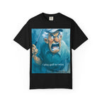 Golf Humor T-Shirt — "I Play Golf to Relax" Angry Golfer Graphic