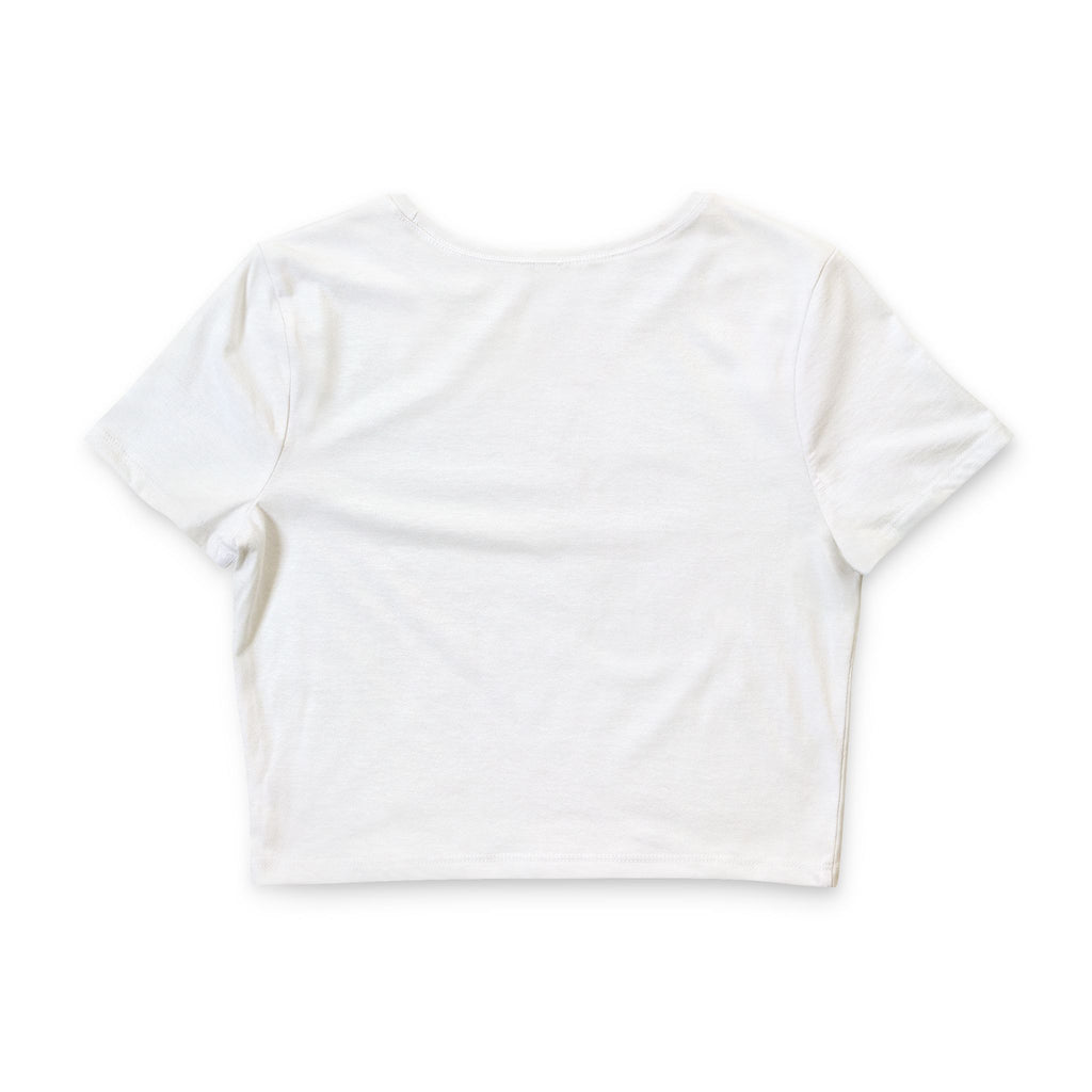 Nature-Inspired Women's Crop Tee, Gifts for Her, Beach/Gym Top, Comfy Everyday Wear