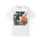 Abstract Cityscape T-Shirt — Vintage Collage Graphic Tee
