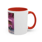 Pink Flower Food Truck Coffee Mug – Cute Accent 11/15oz