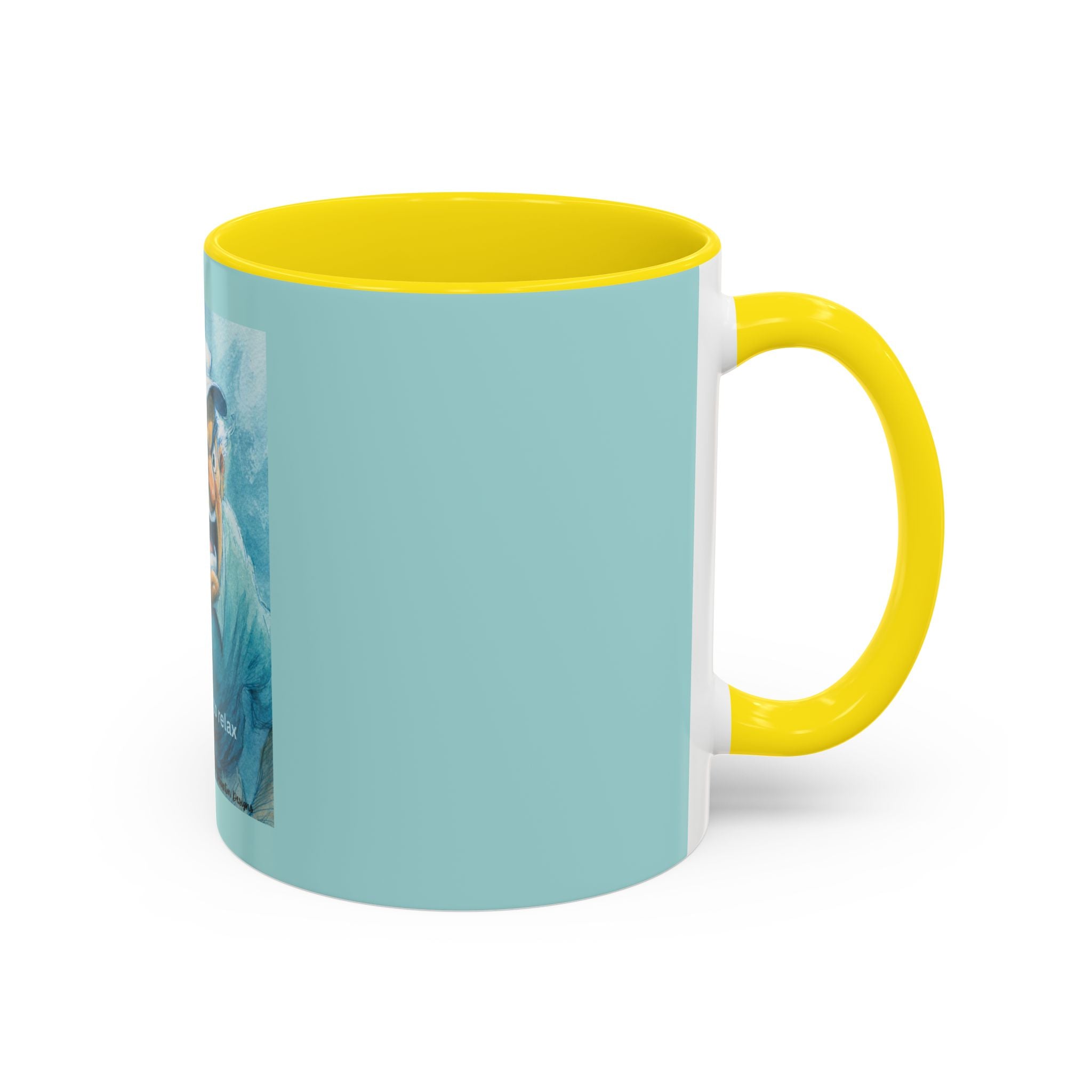Funny Golf Mug – "I play golf to relax" Accent Coffee Mug (11/15oz)