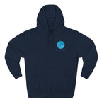 Wave Graphic Hoodie – Vibrant Ocean Art Fleece Hoodie