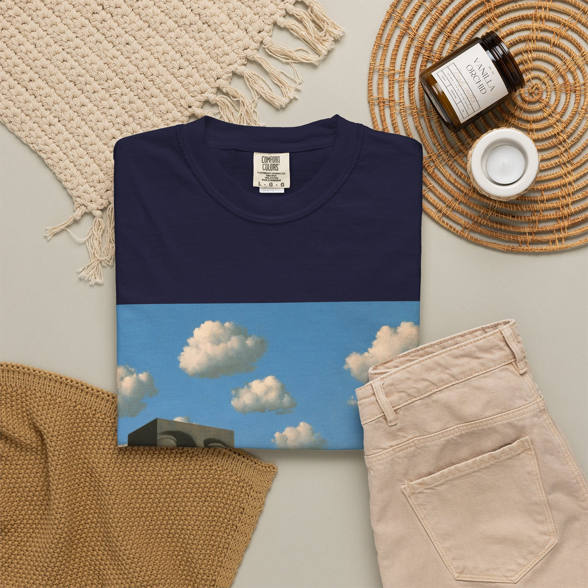 Surreal Desert Monolith T-Shirt — Retro Rocky Landscape Art Tee
