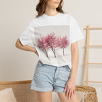 Cherry Blossom Tee — Pink Sakura Trees Graphic T-Shirt