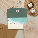 Coastal Picnic Beach Scene T-Shirt