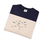 USA I Surfer Beach Scene Tee | Casual Low Tide Waves Dude