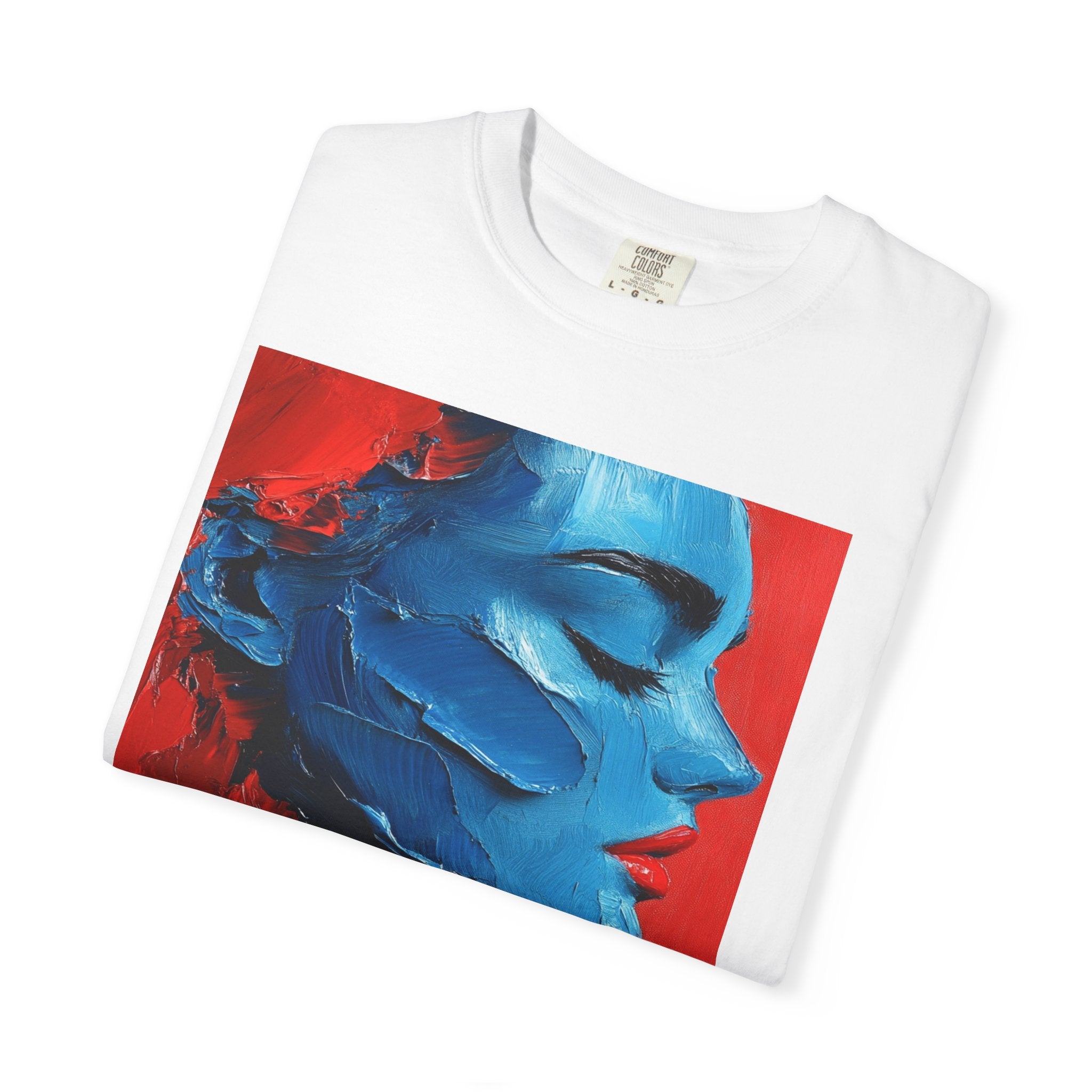UK Artistic Blue Profile Tee, Fashion Shirt, Women's Graphic Tee, Casual Wear, Unique Art T-Shirt, Gift for Art Lovers, Everyday [...]