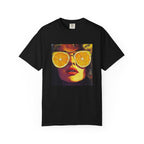Retro Citrus Sunglasses T-Shirt. Heavyweight Fabric