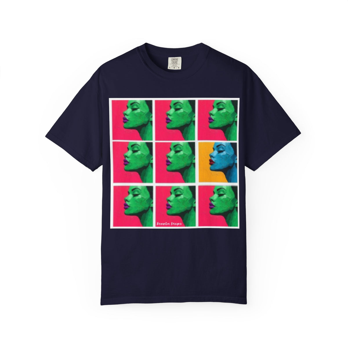 Pop Art Profile Grid T-Shirt