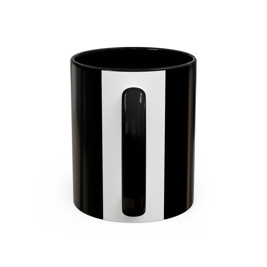 Sunset Guitarist Accent Coffee Mug — Silhouette Music Lover Gift