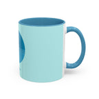 Blue Wave Accent Coffee Mug – Ocean Swirl 11/15oz Ceramic