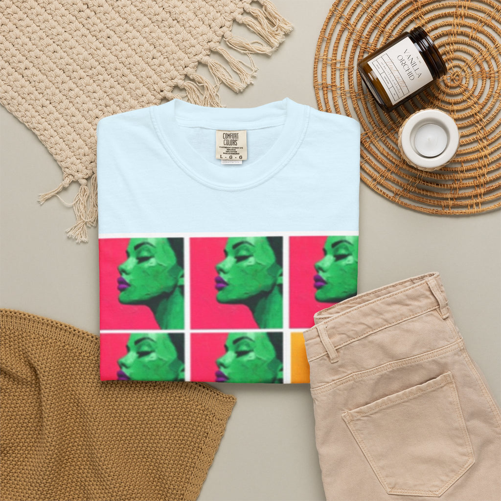 Pop Art Profile Grid T-Shirt