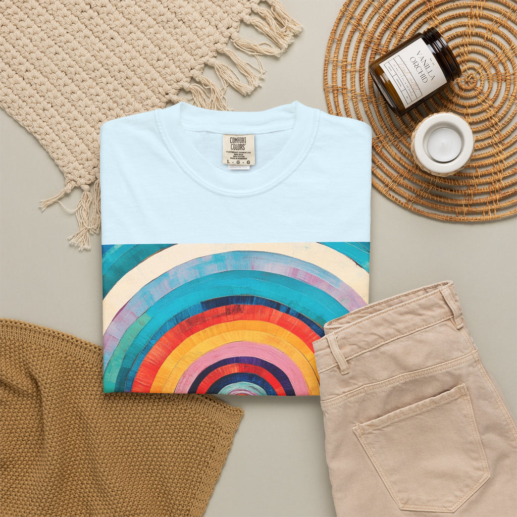Concentric Rainbow Circles T-Shirt
