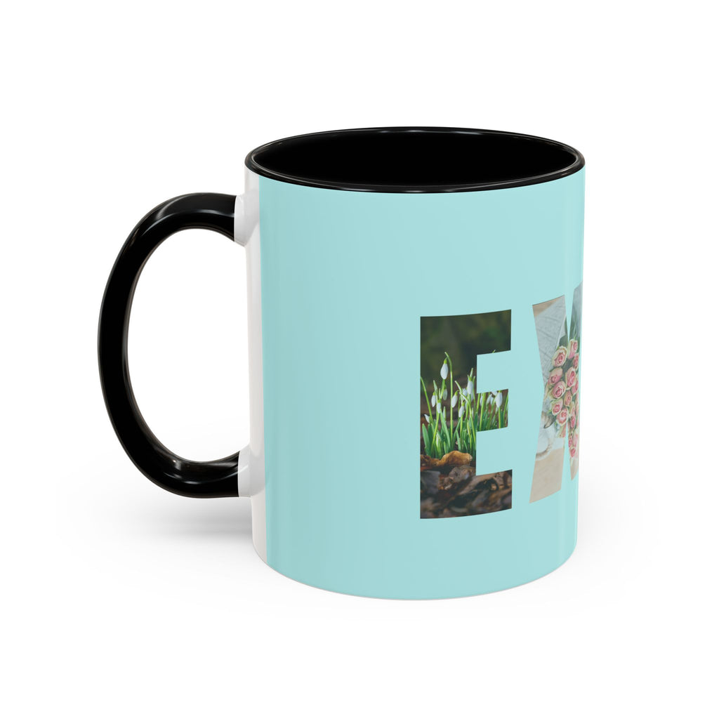 Tumbler Mug — Floral Number 33 Accent Coffee Mug (11/15oz)