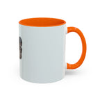 Retro Dog Coffee Mug — Chic Pup with Scarf & Sunglasses Accent Mug