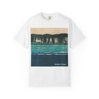 Surfer Art T-Shirt — Sunset Surfboard Painting Tee