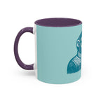 Retro Monkey Coffee Mug — Cute Chimp with 'Braunton Designs' Cup | Fun Gift for Coffee Lovers