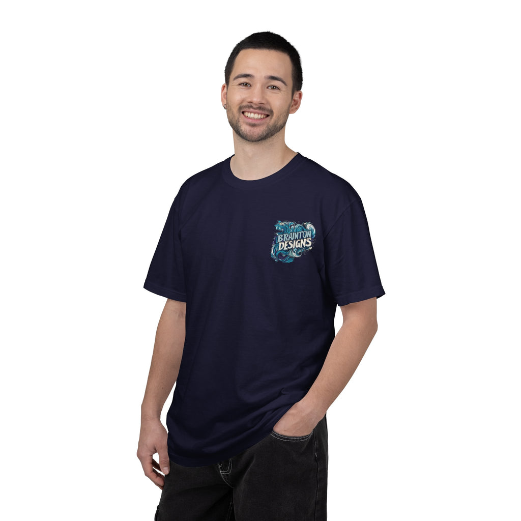 Sea Turtle Ocean Print T-shirt | Marine Wildlife Graphic Tee