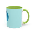 Blue Wave Accent Coffee Mug – Ocean Swirl 11/15oz Ceramic