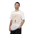 Surfer Beach Scene Tee | Casual Low Tide Waves Dude