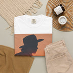 Cowboy Sunset T‑Shirt — Silhouette Guitarist Graphic Tee
