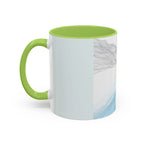 Blue Wave Accent Coffee Mug — Ocean Brushstroke Art (11/15oz)