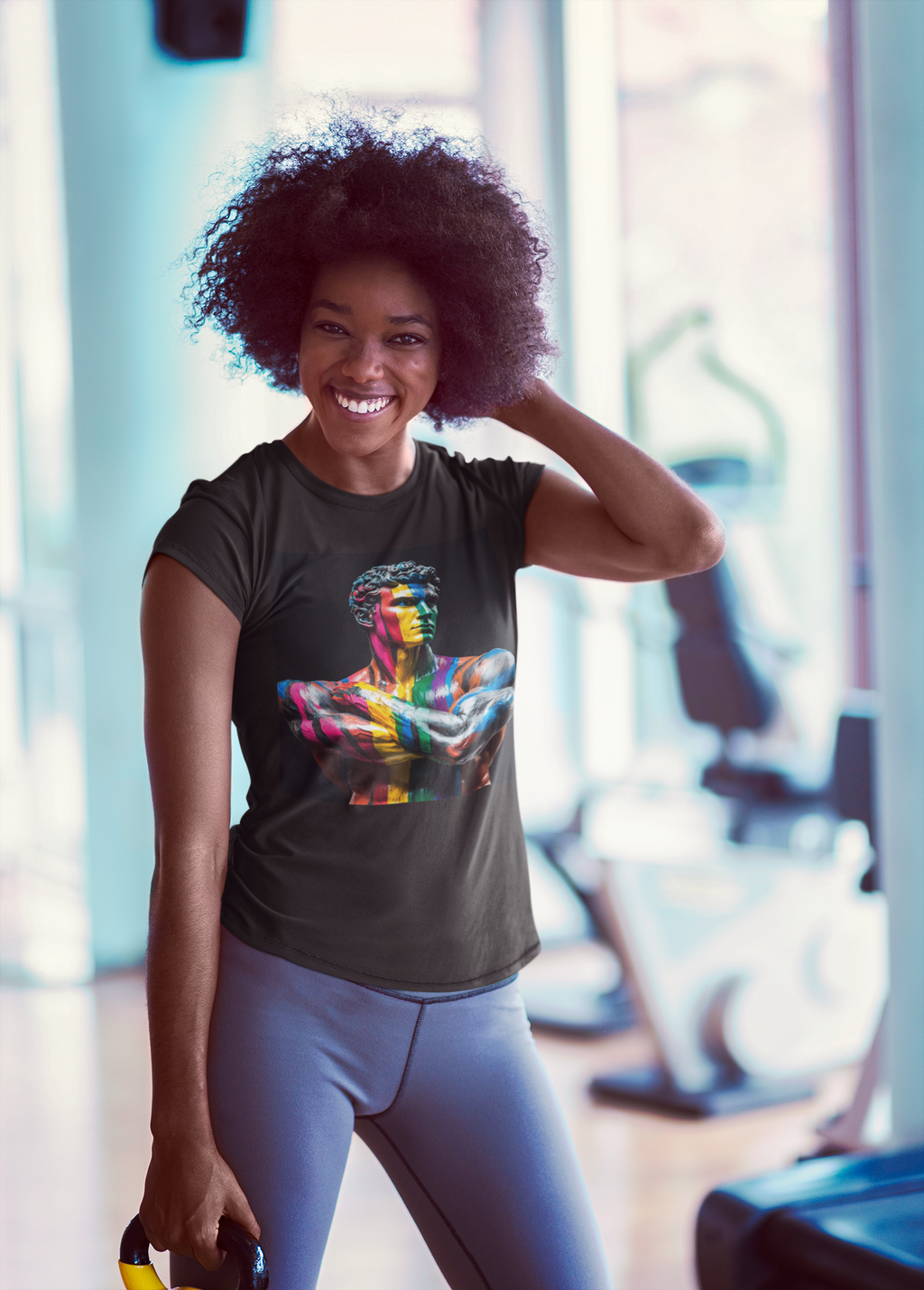 Colorful Artistic Women's Tee, Artistic T-Shirt, Unique Graphic Top, Casual Wear, Gift for Art Lovers, Summer Essentials