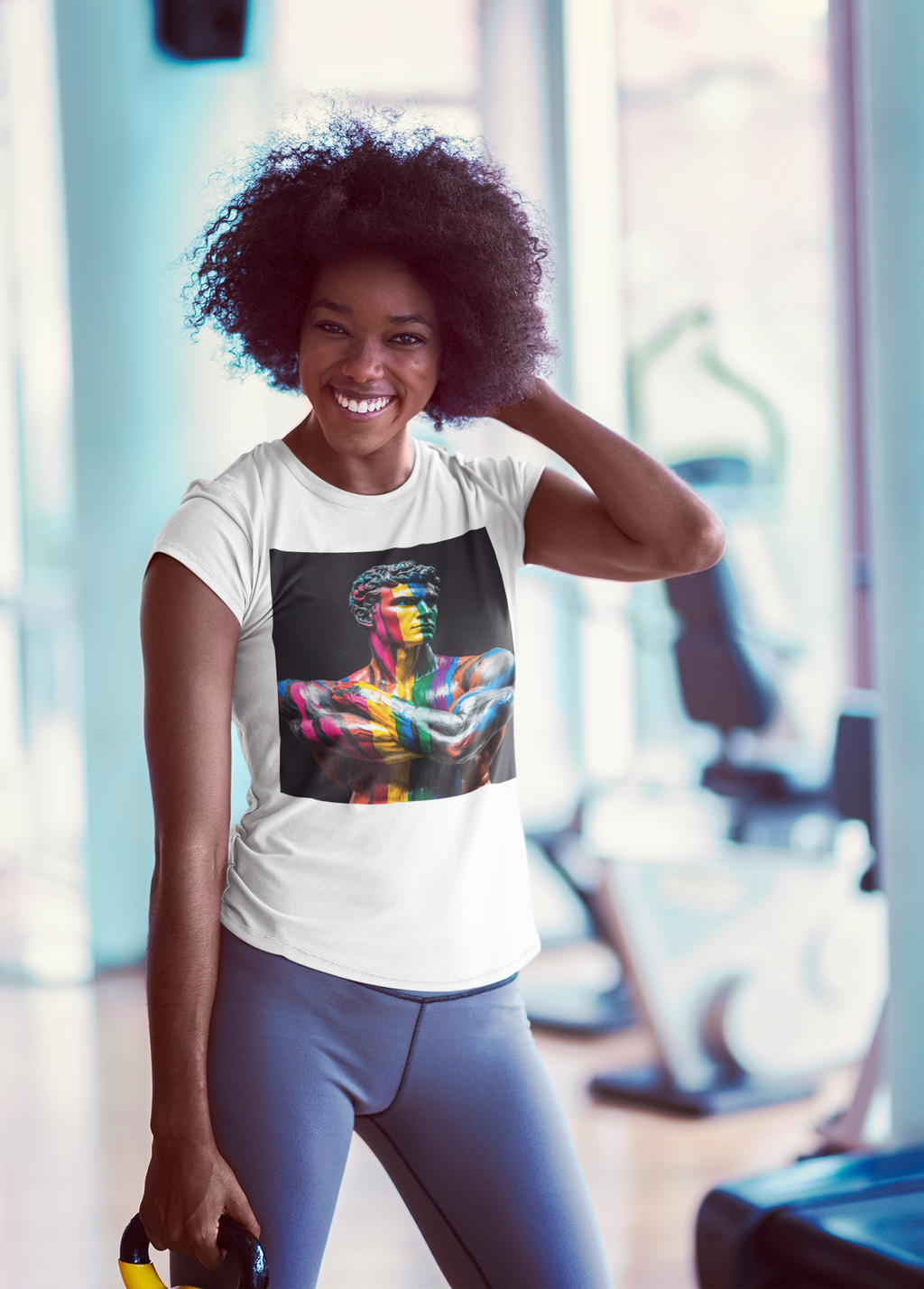 Colorful Artistic Women's Tee, Artistic T-Shirt, Unique Graphic Top, Casual Wear, Gift for Art Lovers, Summer Essentials