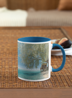 Tranquil Beach Scene Mug, Coastal Coffee Cup, Ocean Lover Gift, Summer Vibes Mug, Beach House Décor, Nature-Inspired Drinkware