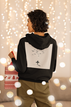 Comfy Surfer Hoodie, Coastal Vibes Hooded Sweater, Unisex Fall Surf Apparel