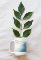 Ocean Wave Ceramic Mug - Beach Lover's Coffee Cup, Gift for Him/Her, Nature Decor, 11oz, 15oz
