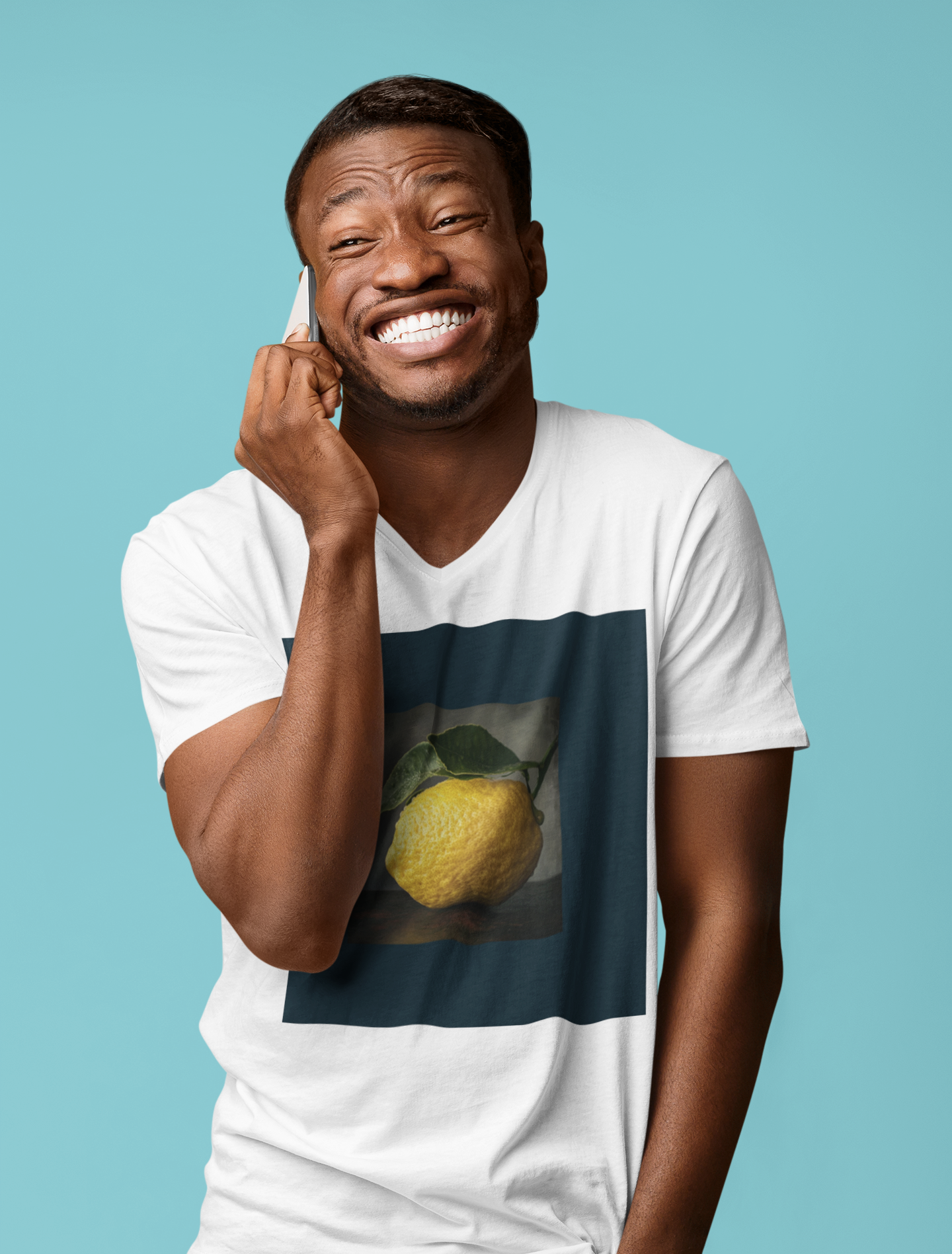 Lemon Still Life T-Shirt — Vintage Botanical Art Tee