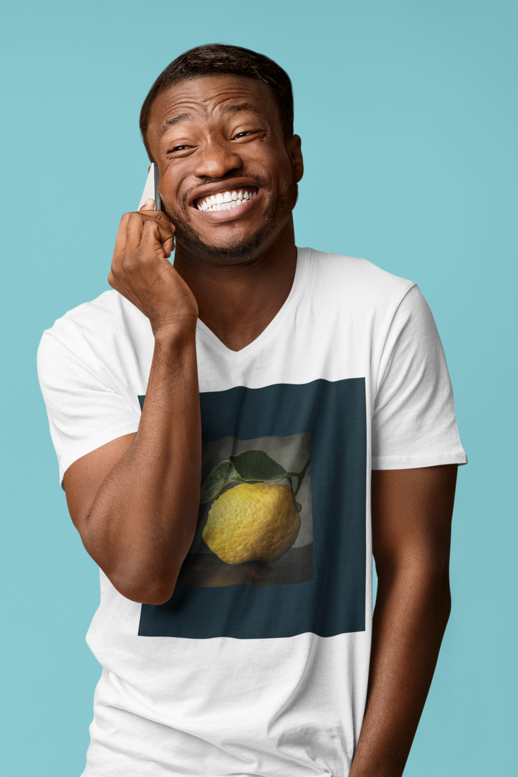 Lemon Still Life T-Shirt — Vintage Botanical Art Tee
