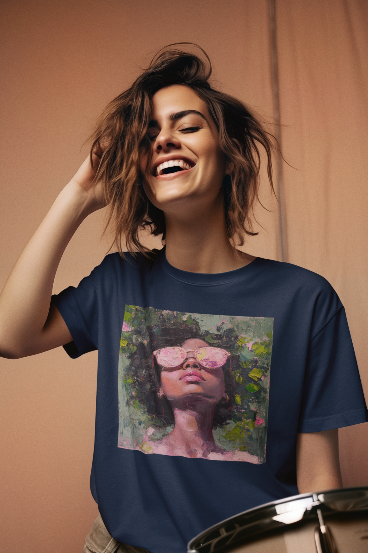 Vintage Floral Portrait Graphic Tee
